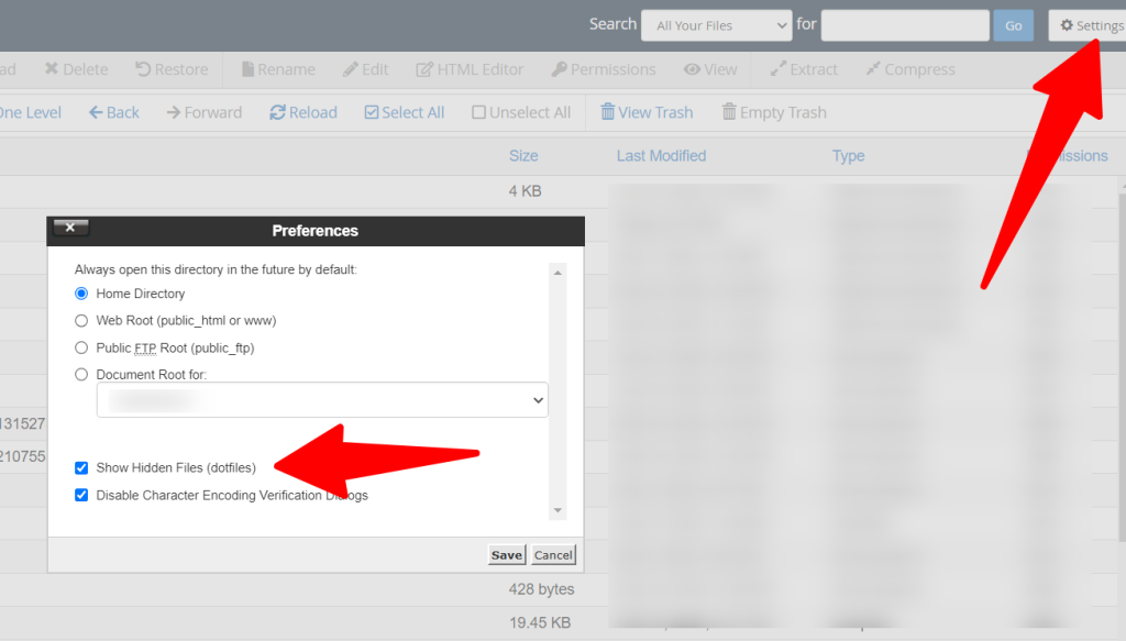 Cpanel Show Hidden Files . Fix WordPress Stuck in Maintenance Mode