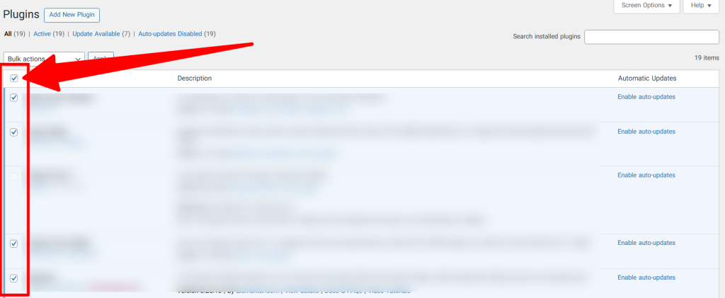 Disable WordPress Plugins Auto Updates - Disable Plugins 