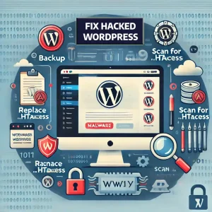 Fixing Your Hacked WordPress Website - Remove Malware WordPress- Featured Image
