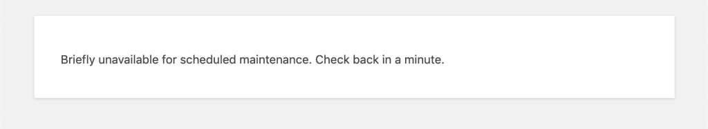 Error - Fix WordPress Stuck in Maintenance Mode