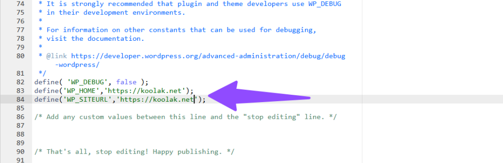 Too Many Redirects WordPress - Change Wp config 