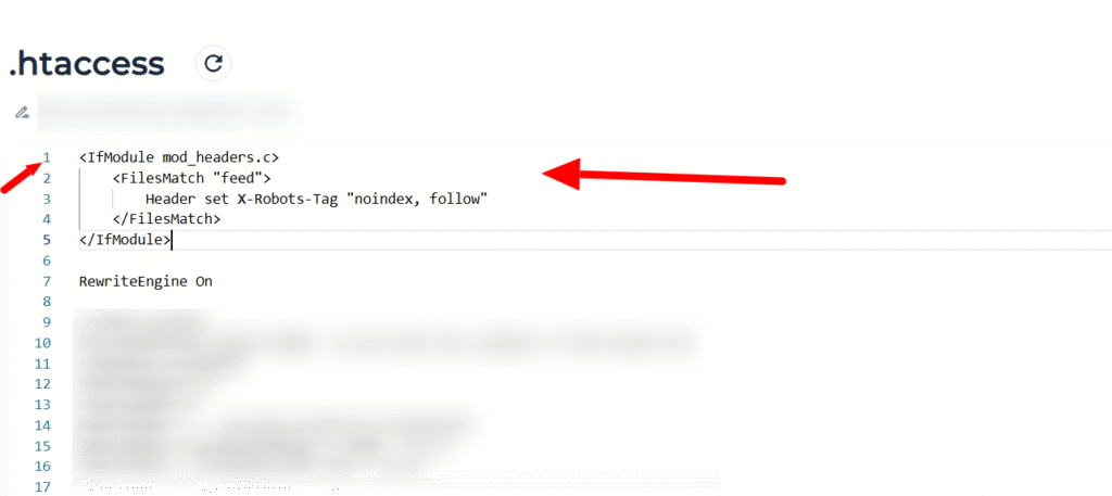 wordpress feed no index