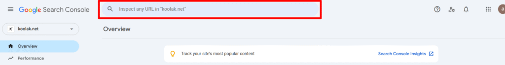 search noindex wordpress feed in top url bar in search console